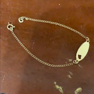 14K bracelet